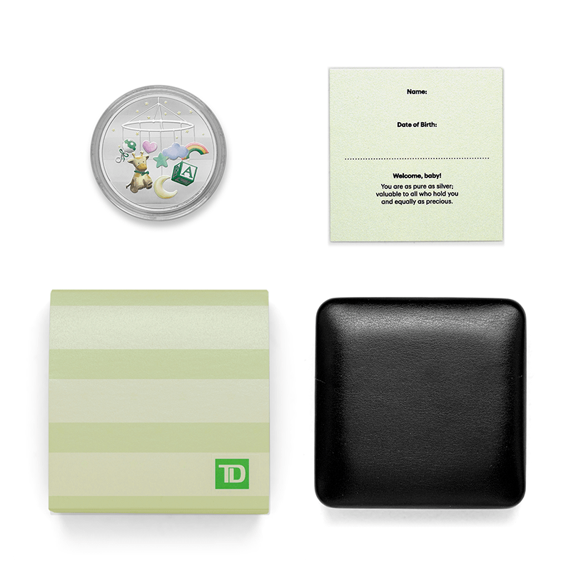 Buy 1 oz. TD Sleep Tight, Goodnight Silver Round Price in Canada TD